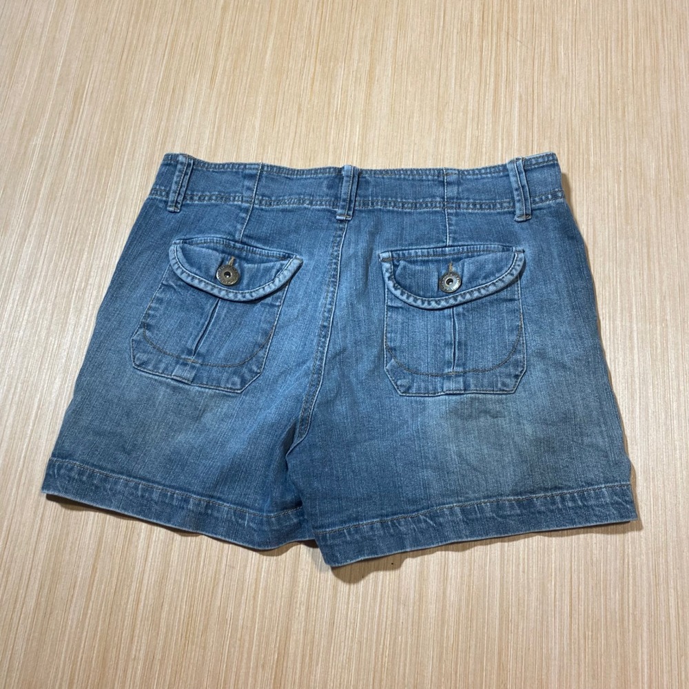 Faded Glory Womens Stretch Denim Shorts Dark Sky Wash Size 14 FL29B001D - Picture 6 of 6